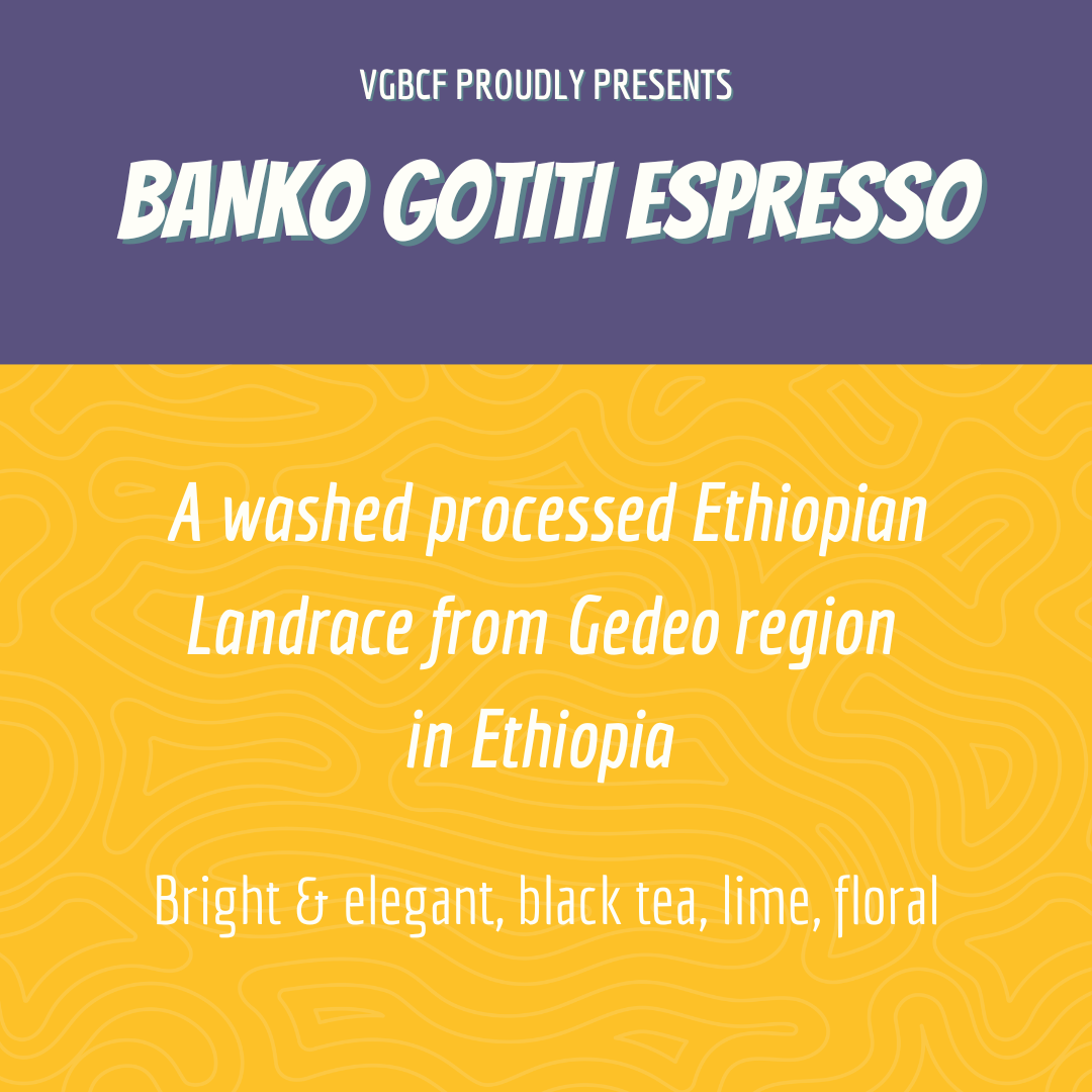 Ethiopie Espresso Banko Gotiti Washed